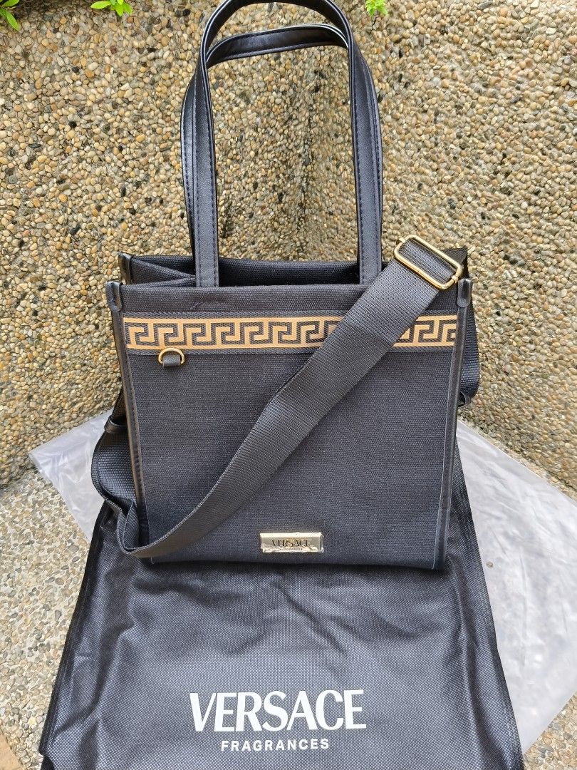 Versace Institutional Canvas Bag