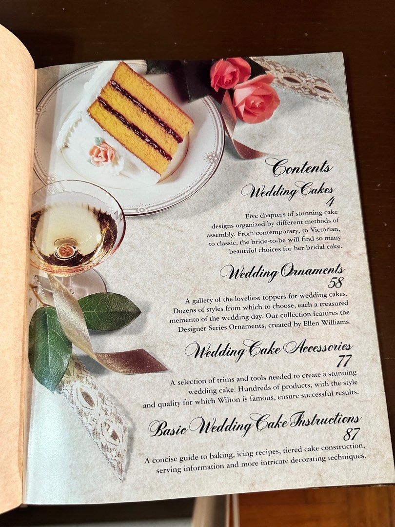 Wedding Cakes Designs (Category: Other Food & Drinks) located in Quezon City. Submitted by katzlee (Listing ID 1320466212, Image 2). Description: The exquisite cakes found in this book reflect the more than half a century of experience Wilton has in designing wedding cakes. Victorian to contemporary cakes for large or intimate weddings are showcased in this beautiful treasury. Each comes with complete instructions that make it easy for your baker