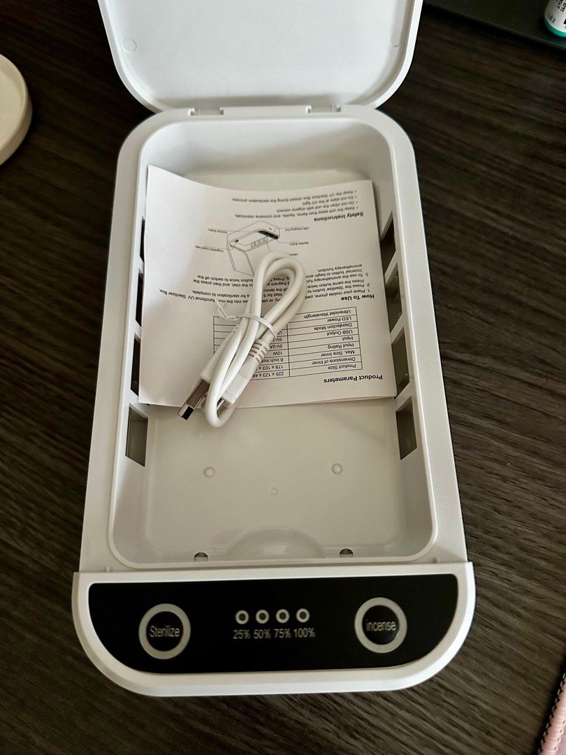 World Traveller UV Smartphone Sanitizer (Category: Other Mobile & Gadget Accessories) located in Taytay. Submitted by techie01 (Listing ID 1320574364, Image 2). Description: Smartphone and jewelry sanitizer. Brandnew. No box Pick up by buyer or ship via lalamove/grab Location: Taytay Rizal.