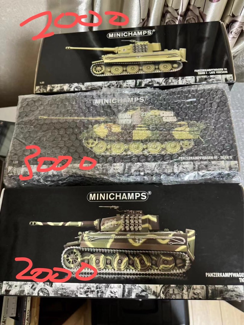 Konv. 2 Minichamps Militär-Modelle, Panzerkampfwagen VI Tiger II und