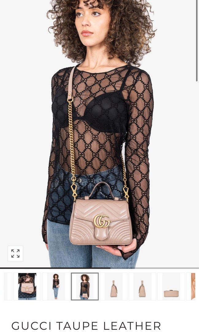 Gucci Marmont Mini top Handle bag
