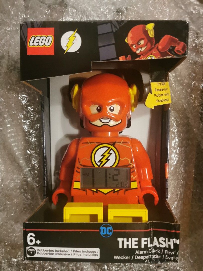 Lego the flash alarm clock digital clock