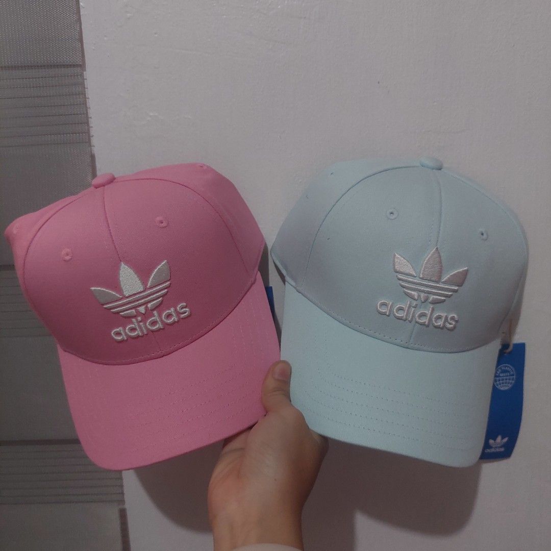 Baby pink adidas hat sale