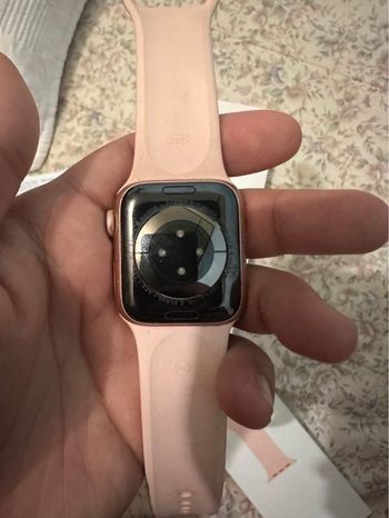 Apple Watch Series 6 GPS cellular 40mm Gold Aluminium Case with Pink Sand Sport Band Mobile Phones Gadgets Wearables Smart Watches on Carousell
