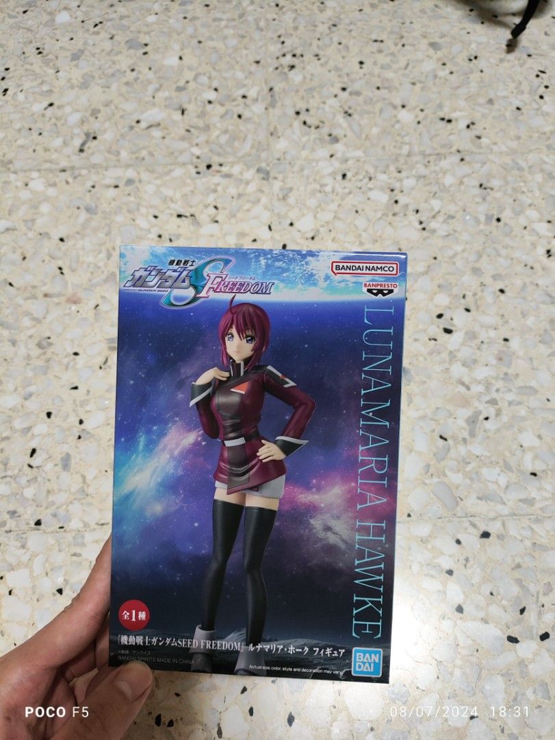Banpresto Gundam Seed Freedom Lunamaria Hawke Anime Figure Figurine Statue Kuji DXF Megahouse GEM Rahdx (Category: Toy Figures) located in Singapore. Submitted by toyboymen (Listing ID 1320649617, Image 1). Description: .