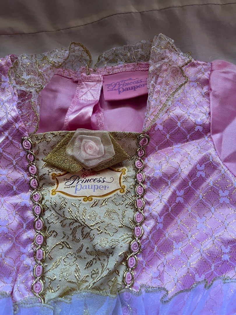 strapless open back dress 2004 Kelly in the Princess and the Pauper Barbie (C6303)