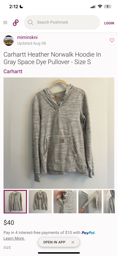 Carhartt Norwalk Hoodie Women s Fashion Activewear on Carousell