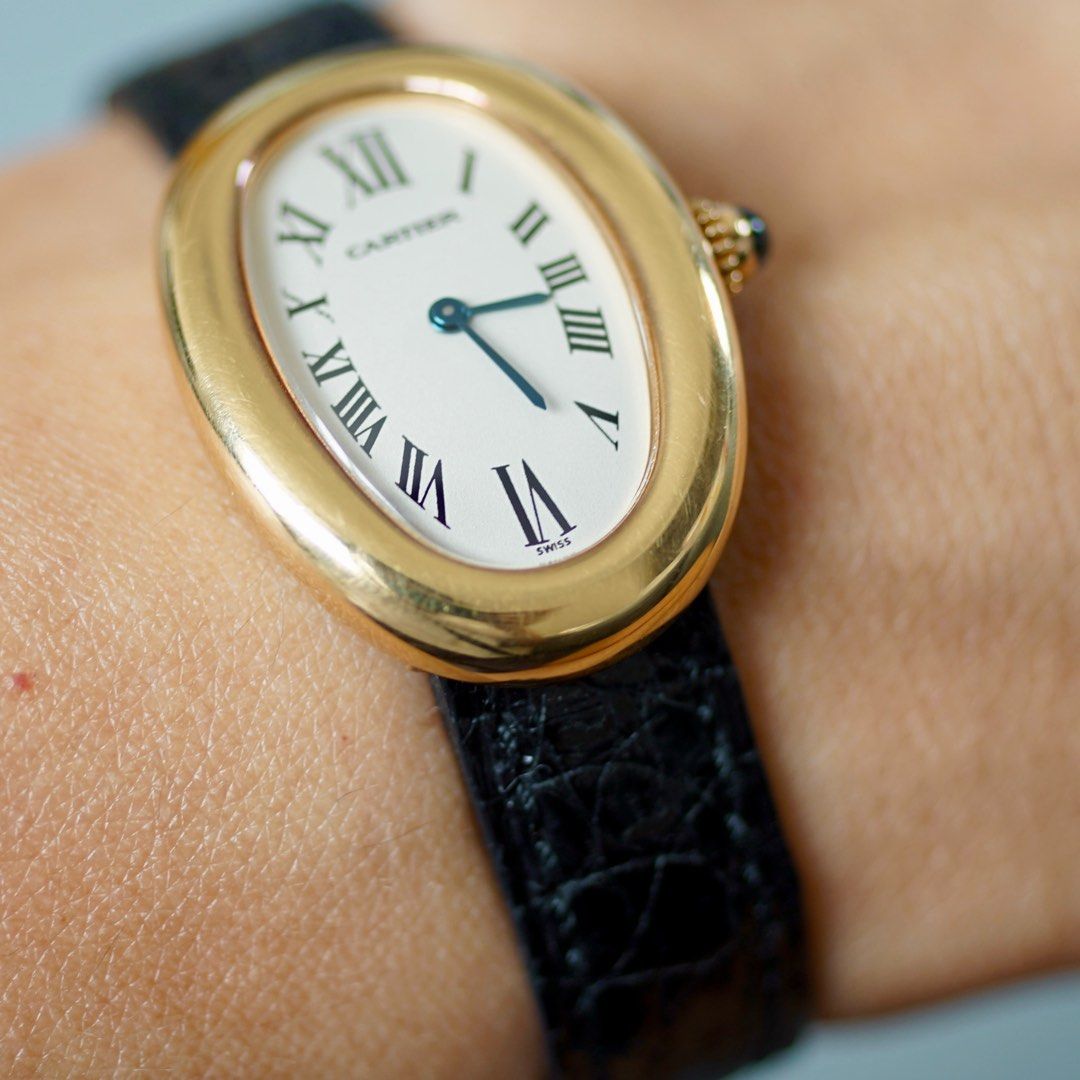 Vintage cartier baignoire watch cheap