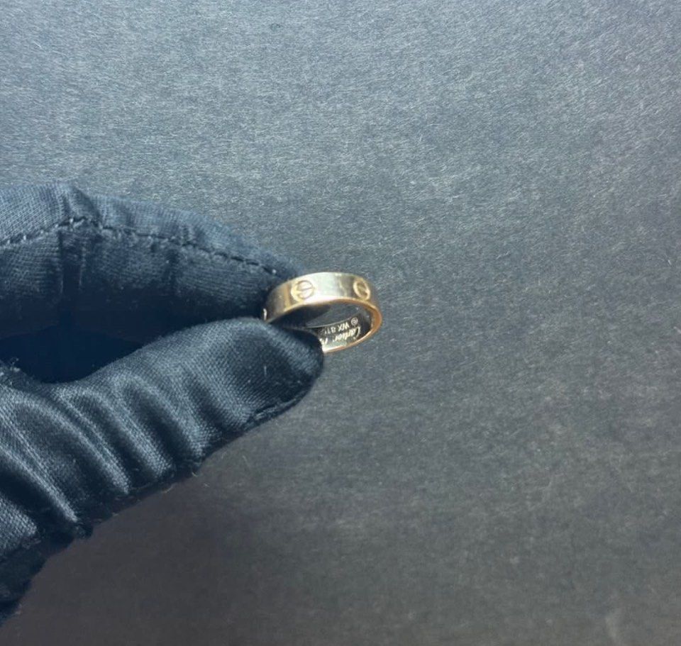 Cartier Love Ring In Rose Gold Luxury Accessories on Carousell