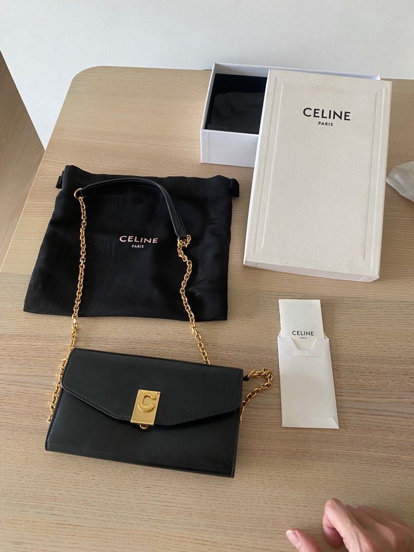 Celine c wallet on chain best sale