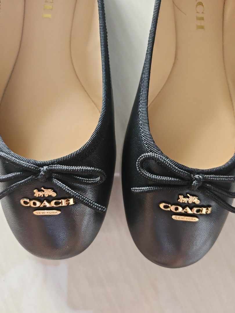 Coach Alina Leather Ballet, Luxury, Sneakers & Footwear on Coach Alina Leather Ballet, Luxury, Sneakers & Footwear on