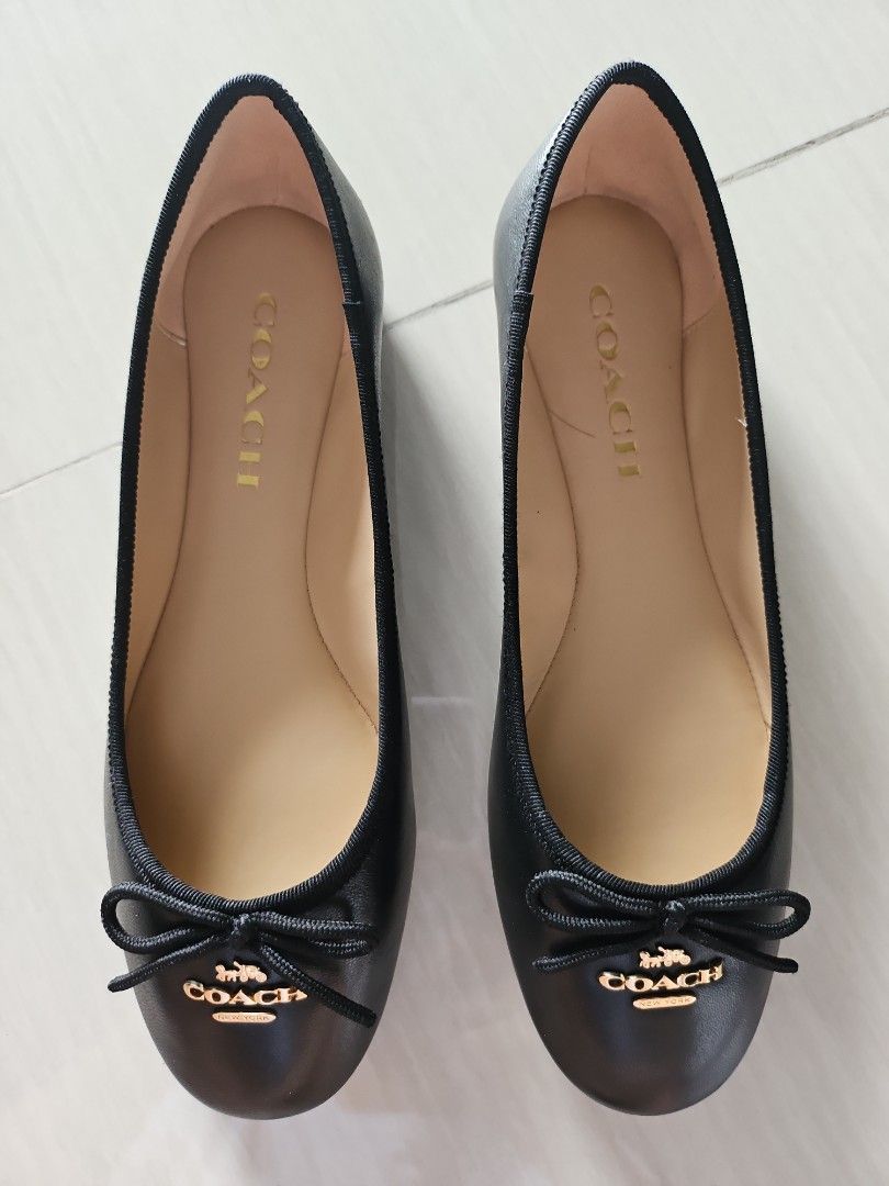 Coach Alina Leather Ballet, Luxury, Sneakers & Footwear on Coach Alina Leather Ballet, Luxury, Sneakers & Footwear on