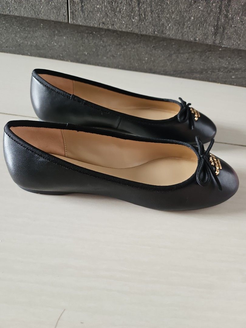 Coach Alina Leather Ballet, Luxury, Sneakers & Footwear on Carousell
