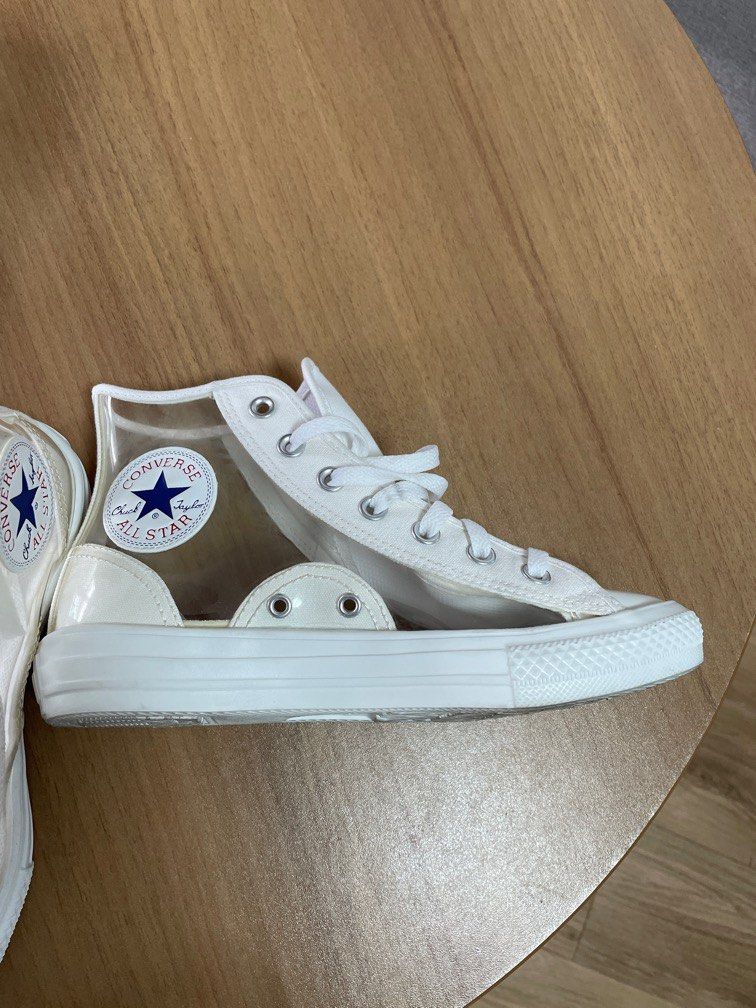 Converse transparent Women s Fashion Footwear Sneakers on Carousell