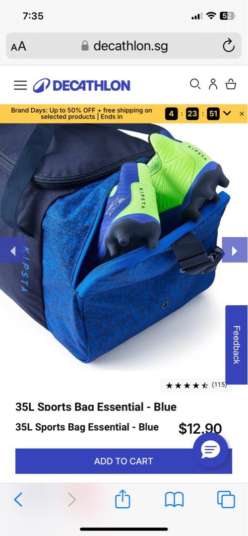 Decathlon Gym Bag