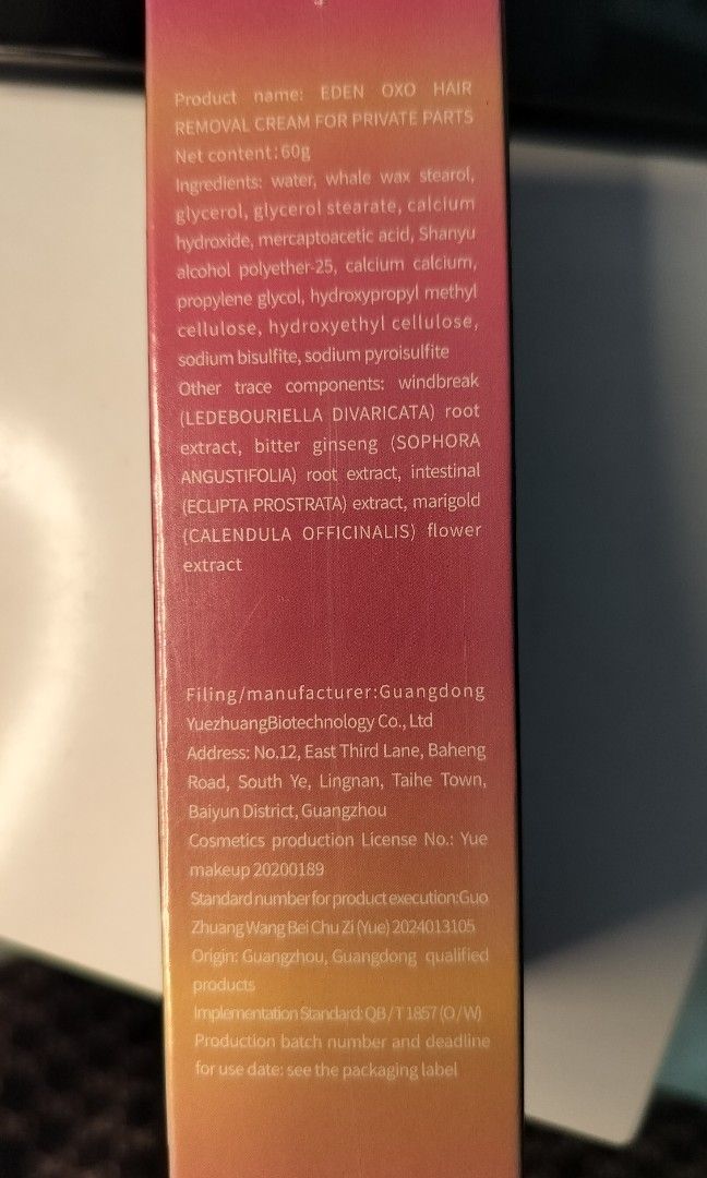 Eden [OXO] Private part Hair removal Armpit hair remover Hair removal