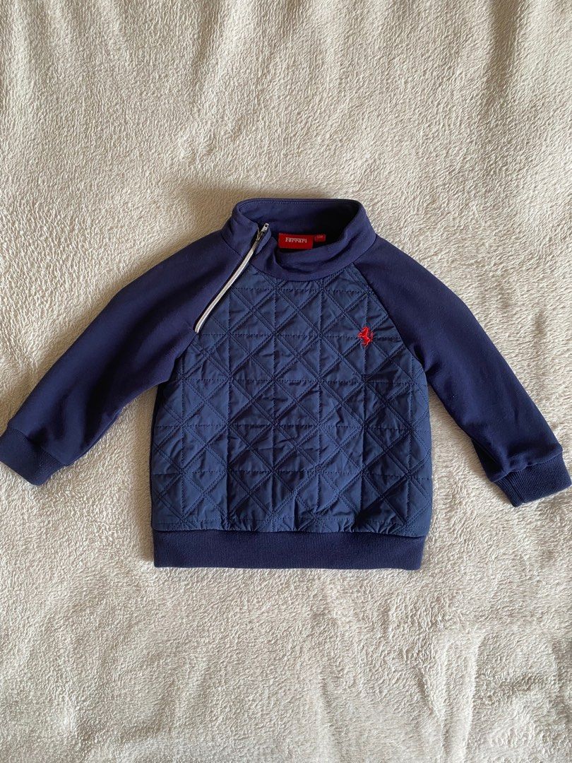 Ferrari Sweatshirt (Category: Babies & Kids Fashion) located in Palo. Submitted by armc07 (Listing ID 1320598633, Image 2). Description: 12 mos on tag (fit up to 12-18 mos).