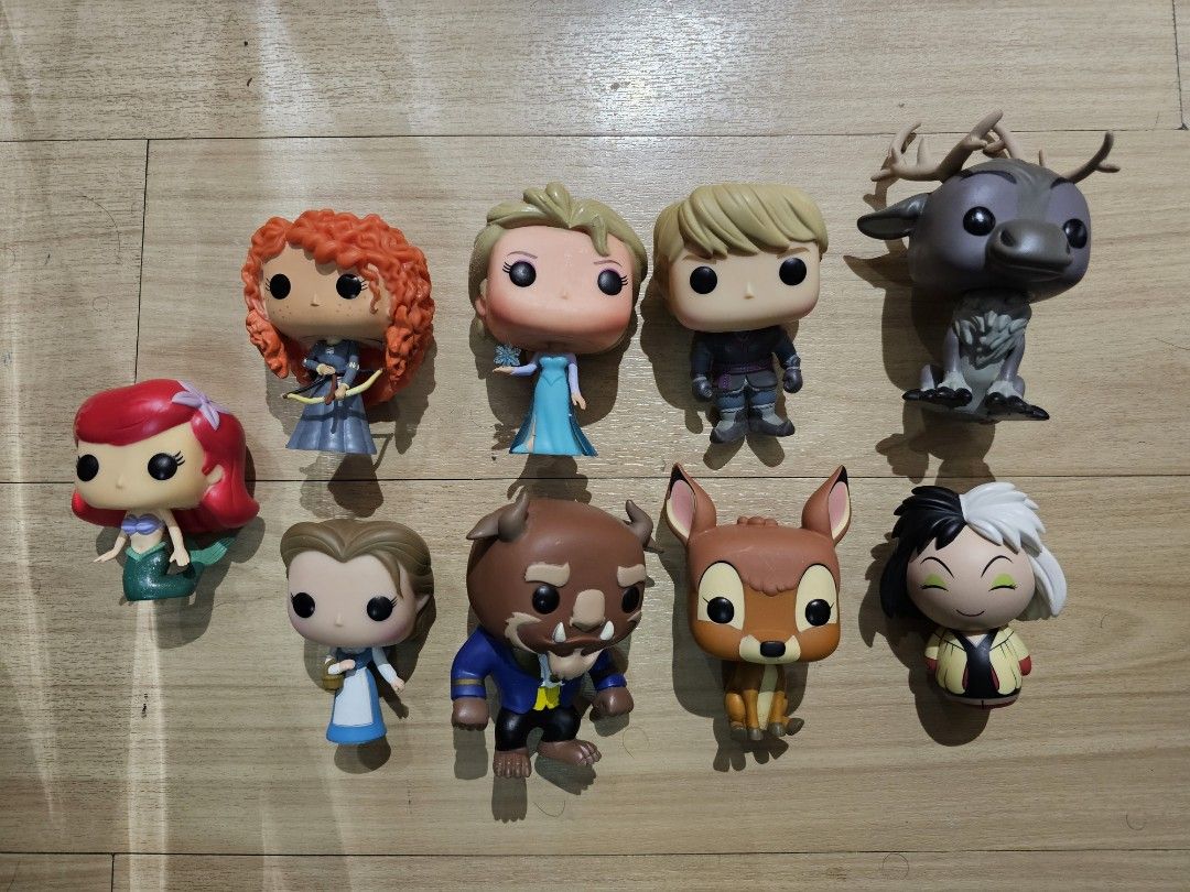 Funko Pop! Disney Assorted (Category: Designer & Blind Box Toys) located in Quezon City. Submitted by jcvonpossel (Listing ID 1320162075, Image 1). Description: Funko Pop! Disney Assorted 400 each 1000 for 3 items Location: Quezon City Can be delivered via Lalamove or Grab, buyer's expense. Payment thru bank transfer (BDO, Metrobank) or COD..