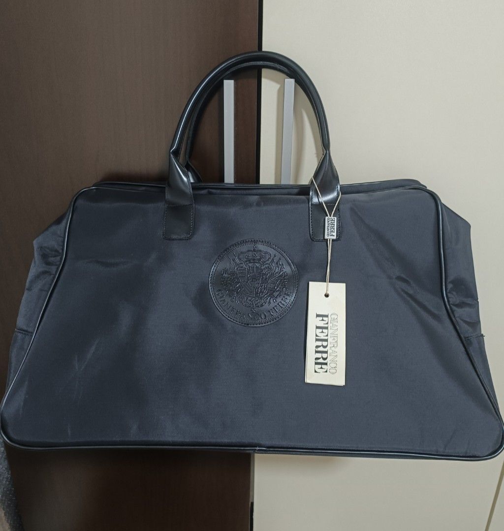Gianfranco Ferre Travel Bag Women s Fashion Bags Wallets Tote Bags on Carousell