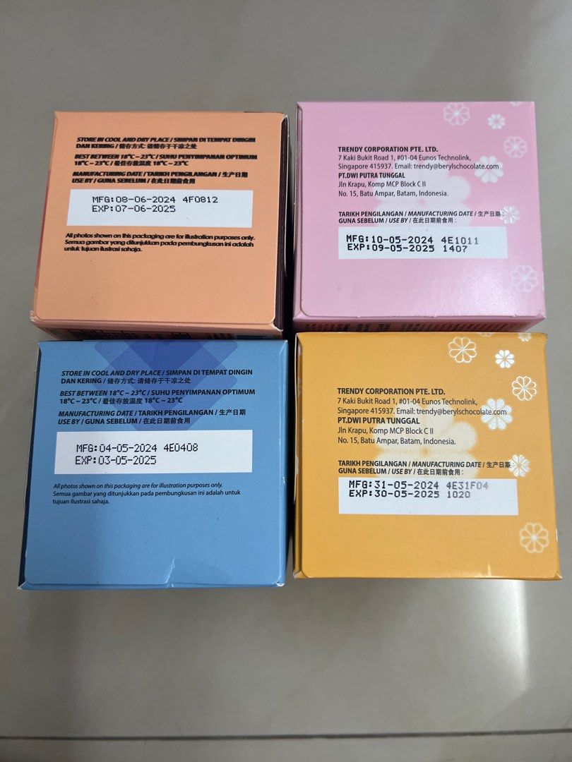 [HALAL] Beryl’s chocolate (strawberry/sea salt/durian/dark chocolate ...