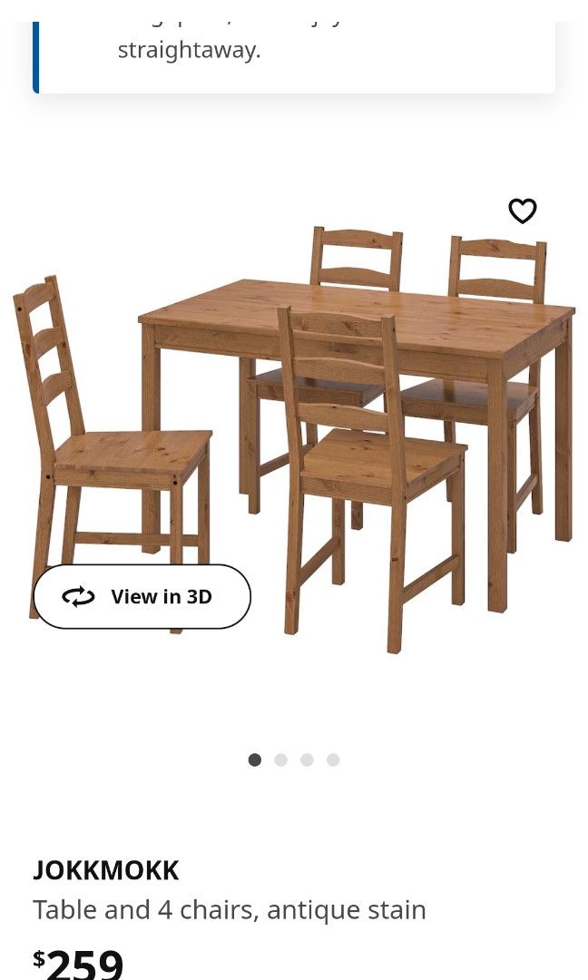 Ikea jokkmokk dining table 2025