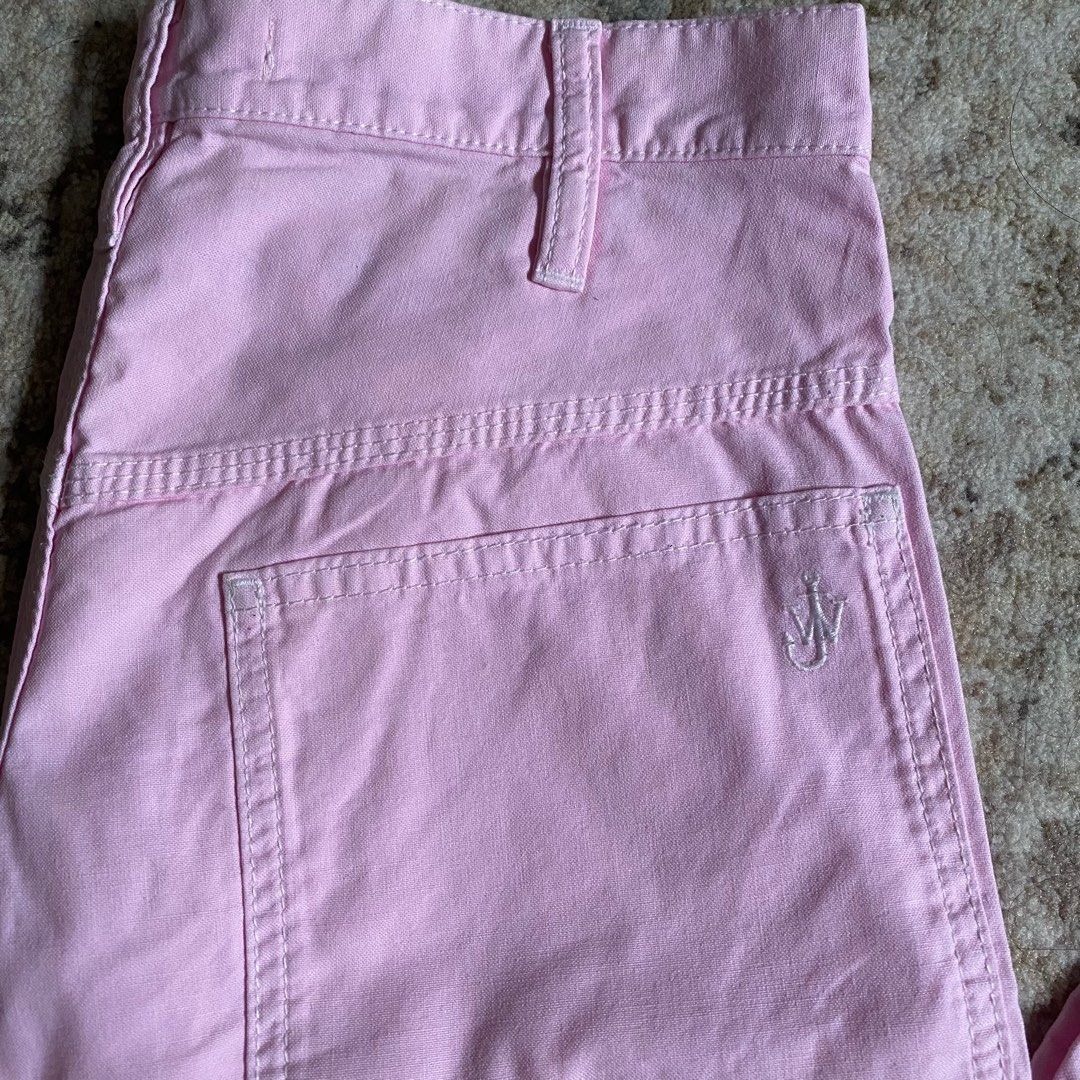 JW Anderson Pink Pants (Category: Jeans) located in Las Pinas. Submitted by lufstruck (Listing ID 1320622460, Image 2). Description: High-waisted straight cut 26.5 in waist.