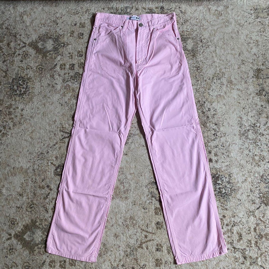 JW Anderson Pink Pants (Category: Jeans) located in Las Pinas. Submitted by lufstruck (Listing ID 1320622460, Image 3). Description: High-waisted straight cut 26.5 in waist.