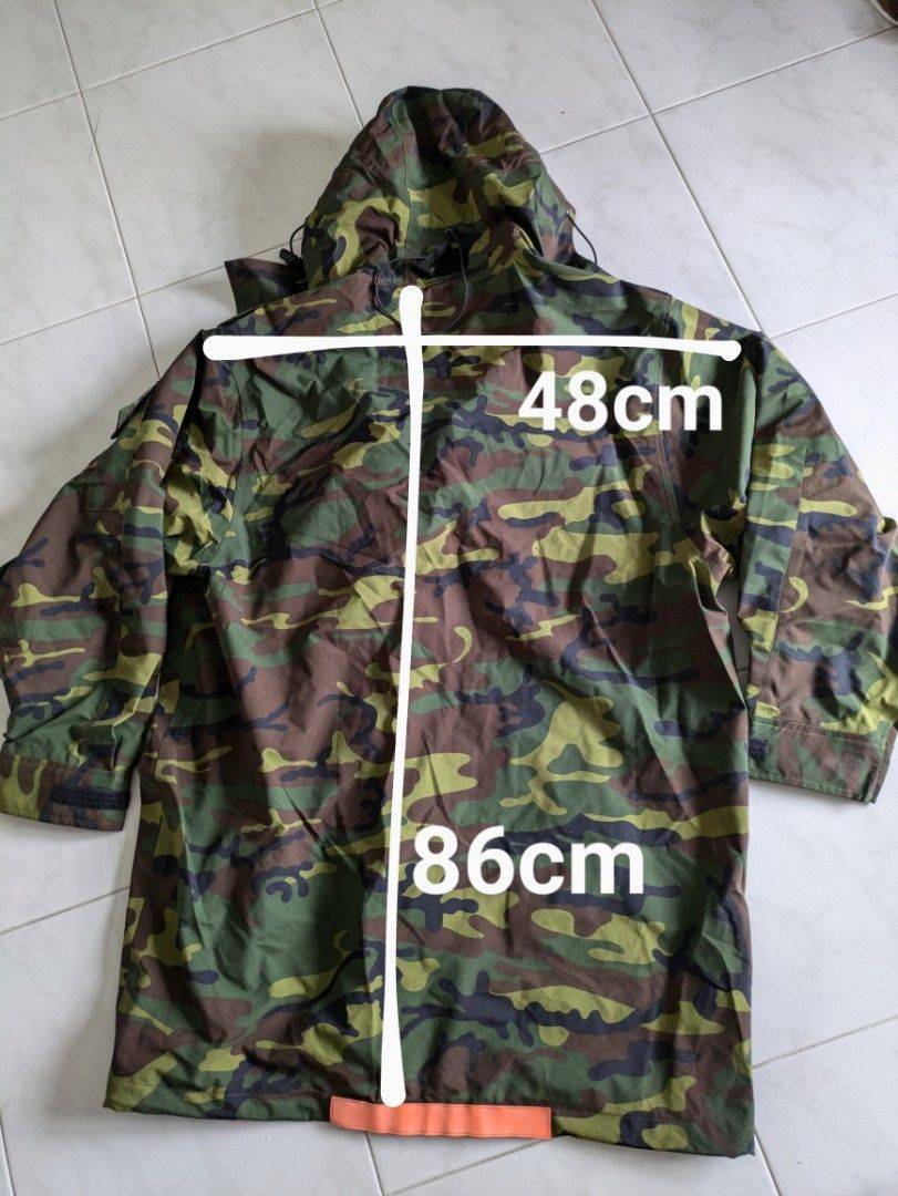 L size Rare GORE TEX Camouflage Print Windbreaker Raincoat Jacket Motorcycles Motorcycle Apparel on Carousell