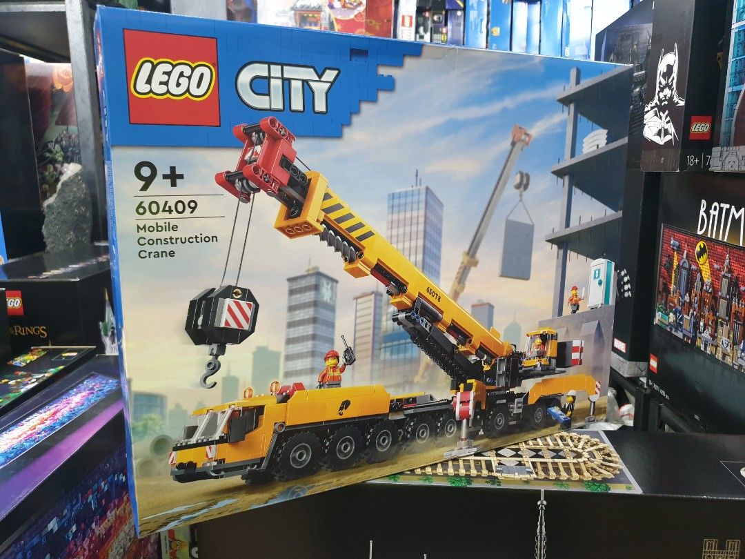 Lego City 60409 Mobile Construction Crane (Category: Lego & Building Sets) located in Manila. Submitted by agsbeagle888 (Listing ID 1320599863, Image 1). Description: We sell various collections of Lego original sets, Technic, Icons, Arts,Star Wars, Harry Potter,Disney, Speed Champions,Architecture,Marvel / DC ,Monkie Kids, Super Mario, Dreamzz, Creator,Ninjago, Sonic The Hedgehog, Minifigures, Lego Keychains Feel free to inquire models that you 