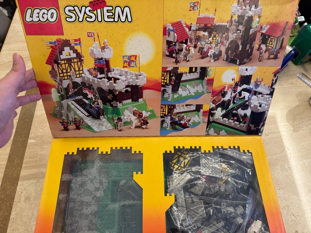 Lego System 6086 6057 6009 Black Knight's Castle Sea Serpent Black
