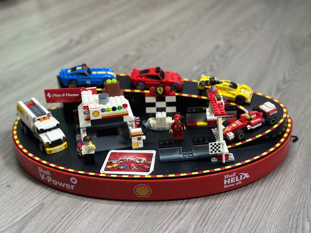 Shell Racing Lego Set LEGO X SHELL FERRARI F1 FULL DISPLAY SET, Hobbies & Toys, Toys & Games ...