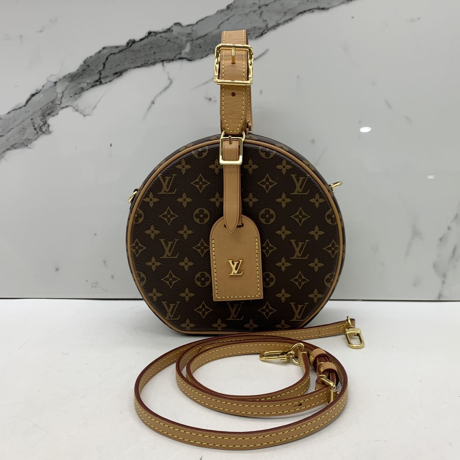 DISCOUNTED LOUIS VUITTON M43514 MONOGRAM PETITE BOITE CHAPEAU SHOULDER BAG 247040566 Luxury Bags Wallets on Carousell