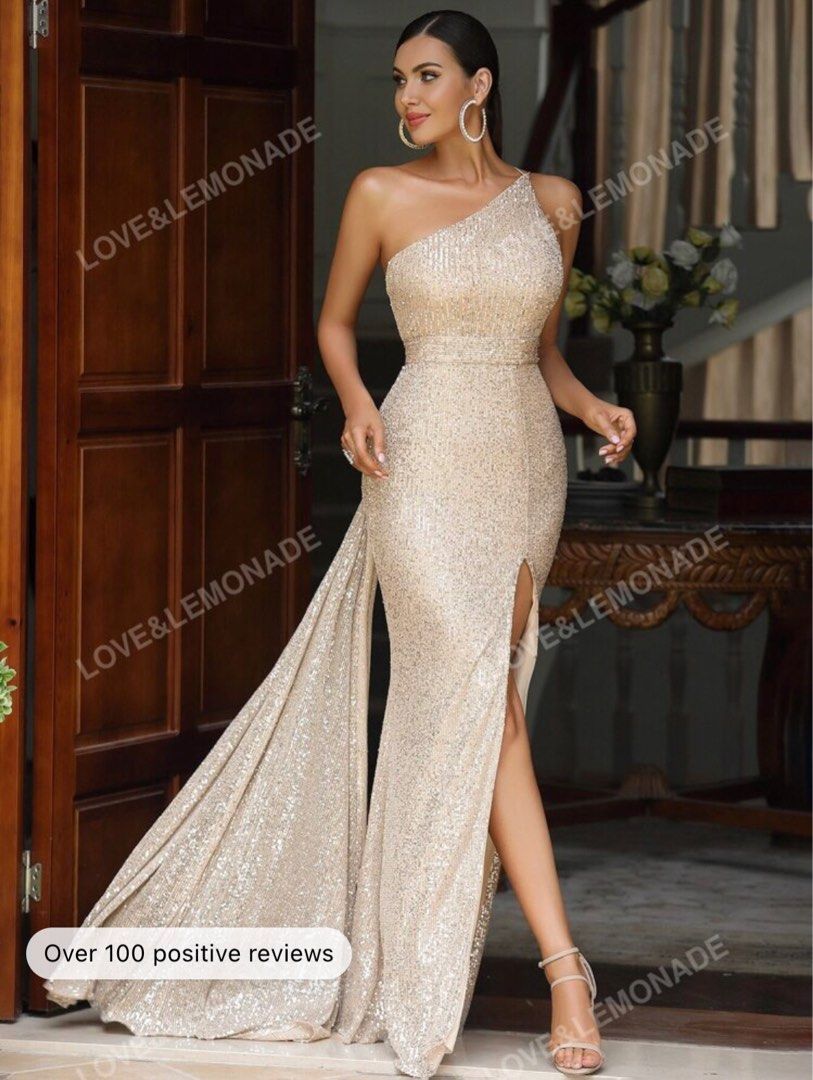 Love&Lemonade One shoulder Dress (Category: Evening dresses & gowns) located in Cebu City. Submitted by shopbby (Listing ID 1320685654, Image 2). Description: - original price is 1436 but selling it lower even if i havent worn it - picked a different dress so never got to wear this - no ww but i included actual ww by other people .