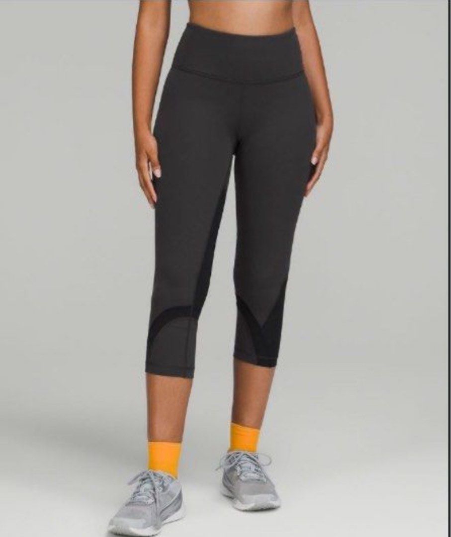 Lululemon Throwback Inspire High Rise Crop 21