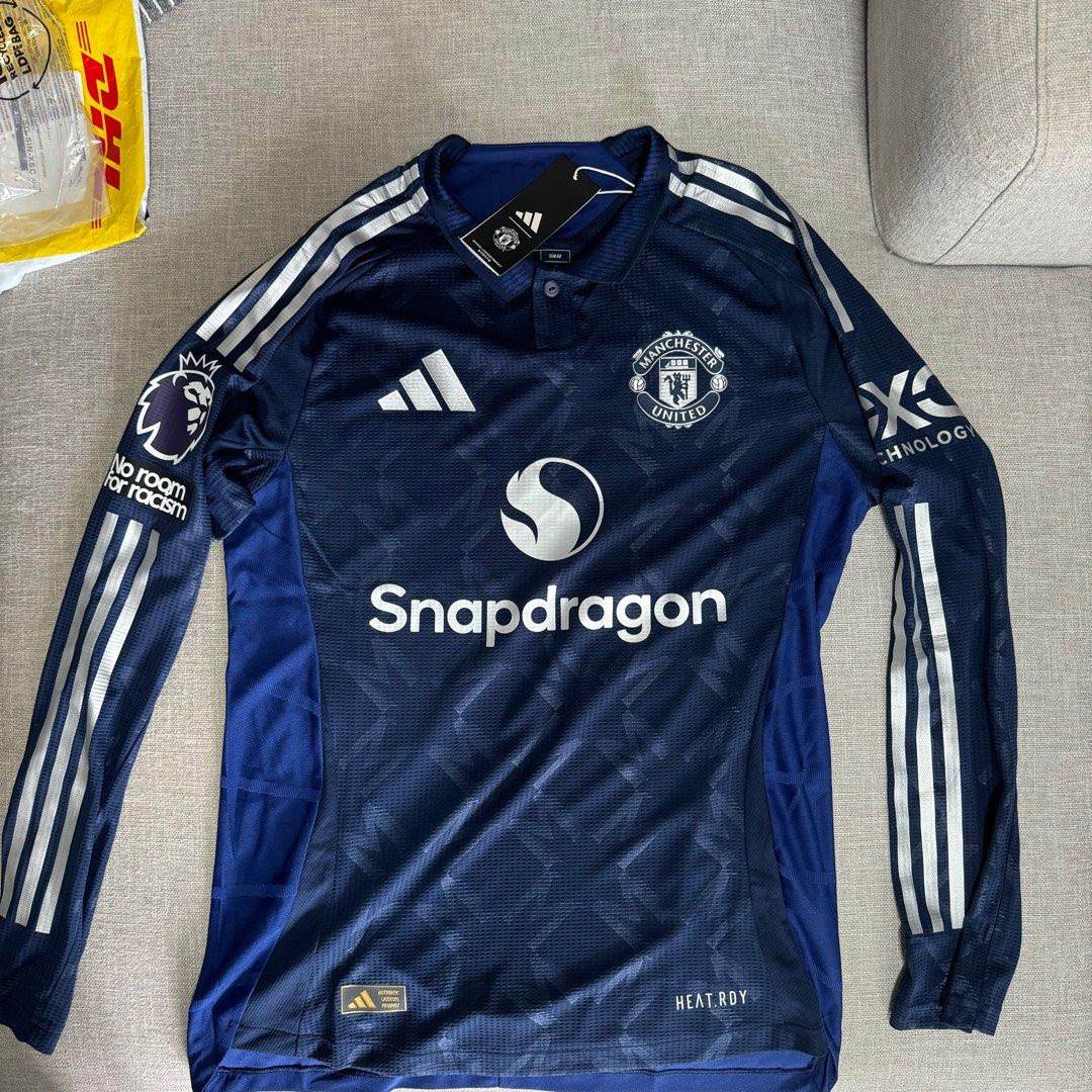 Manchester United Away Jersey 24 25 Long Sleeve Authentic Men s Fashion Activewear on Carousell