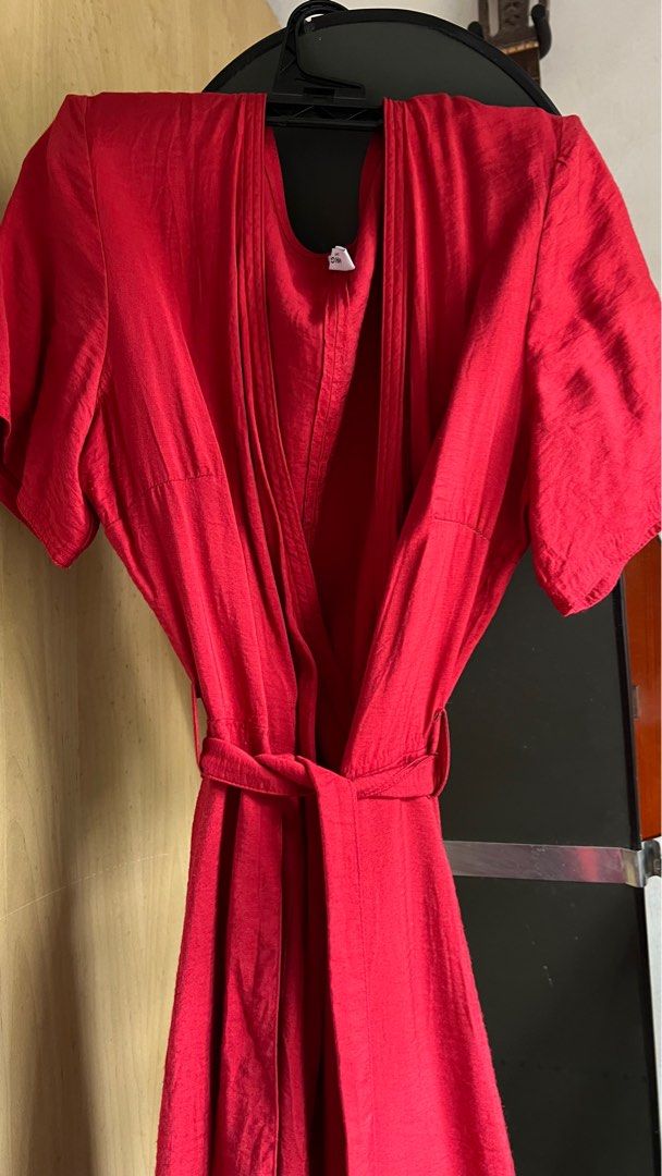 strapless open back dress Print wrap dress  Shaws