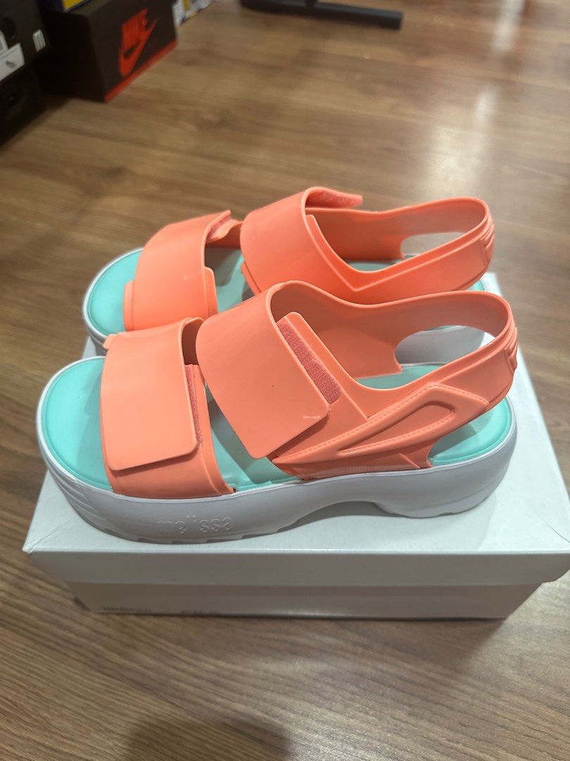 Melissa x Fila sandals Women s Fashion Footwear Flats Sandals on Carousell
