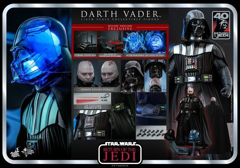 [MISB] Hot Toys 1/6 Star Wars Darth Vader Return of the Jedi (MMS700) Deluxe