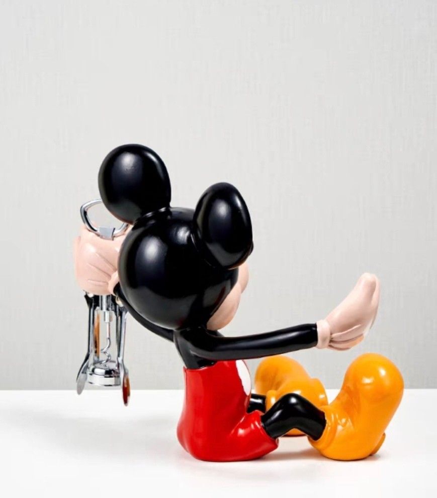 Modern Cartoon Mickey Mouse Wine Rack Decoration Creative Home Living Room