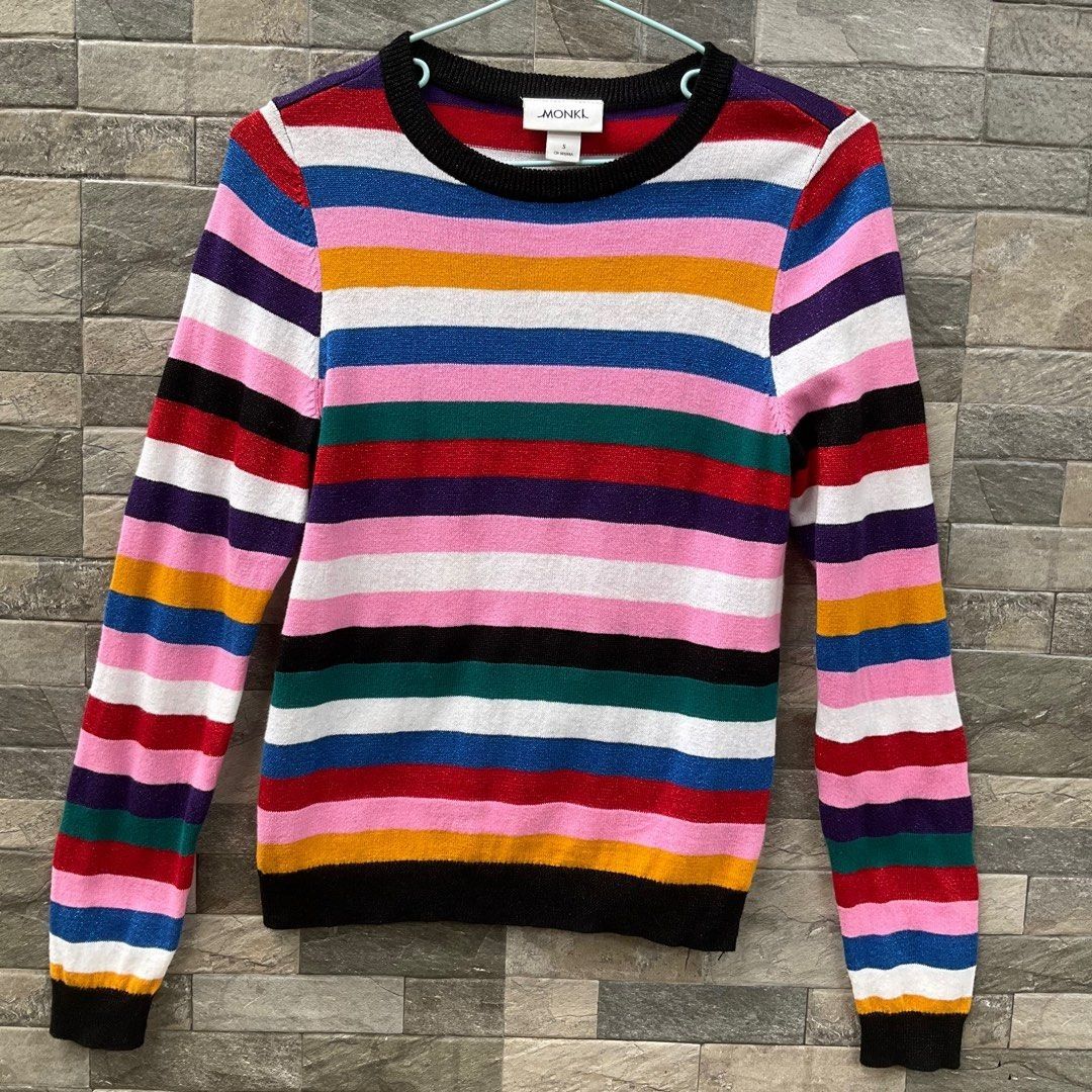 Monki rainbow sweater store