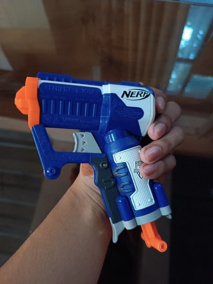 NERF GUN PISTOL (Category: Action & Battle Toys) located in Tuguegarao City. Submitted by teeteeshoppingspree (Listing ID 1320632995, Image 2). Description: Bullets not included 💯 AUTHENTIC nerf gun.