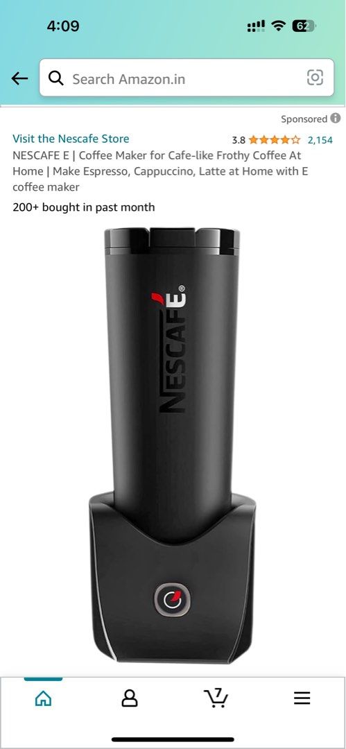 Nescafe smart coffee maker clearance