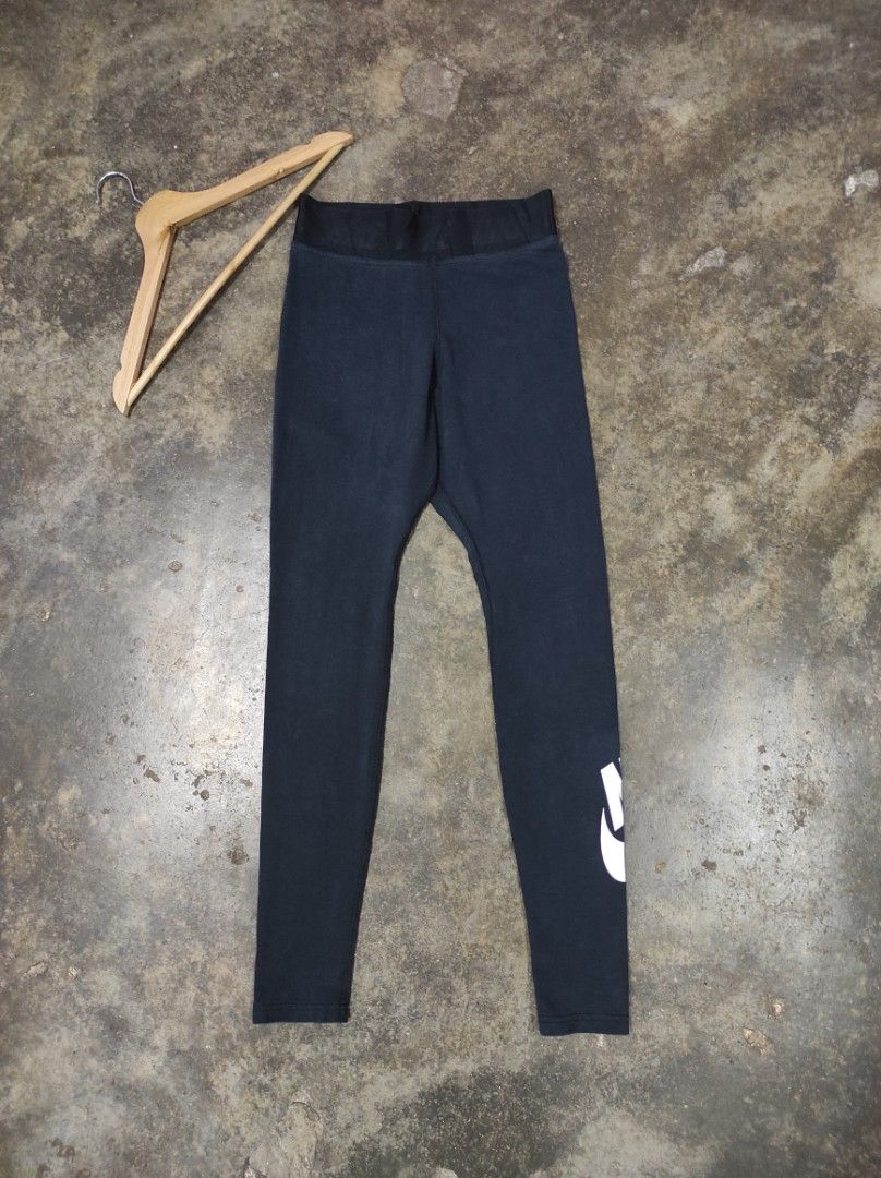 nike spellout big logo legging tight sportwear pants seluar Men s Fashion Bottoms Joggers on Carousell
