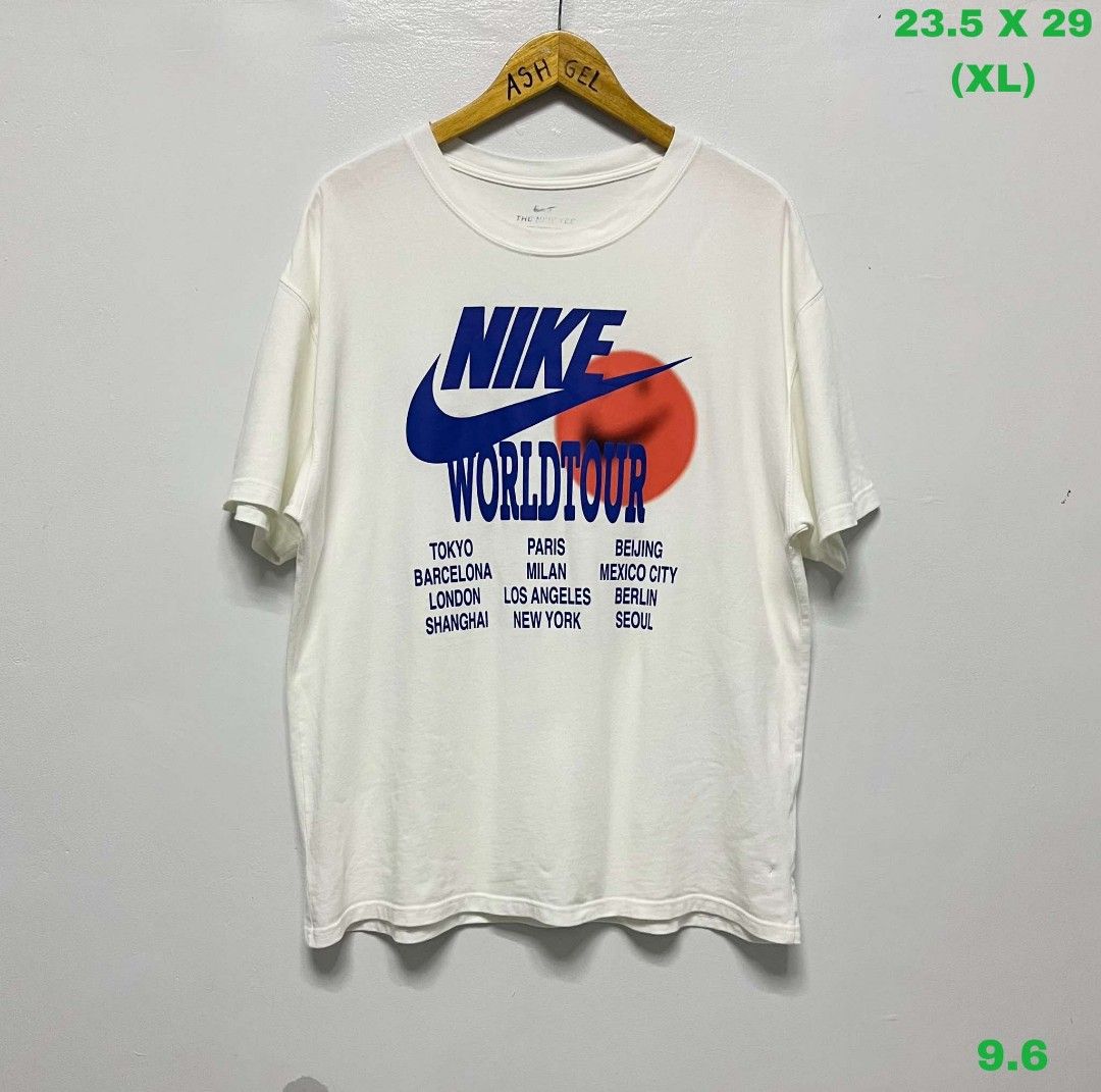 nike world tour tee white