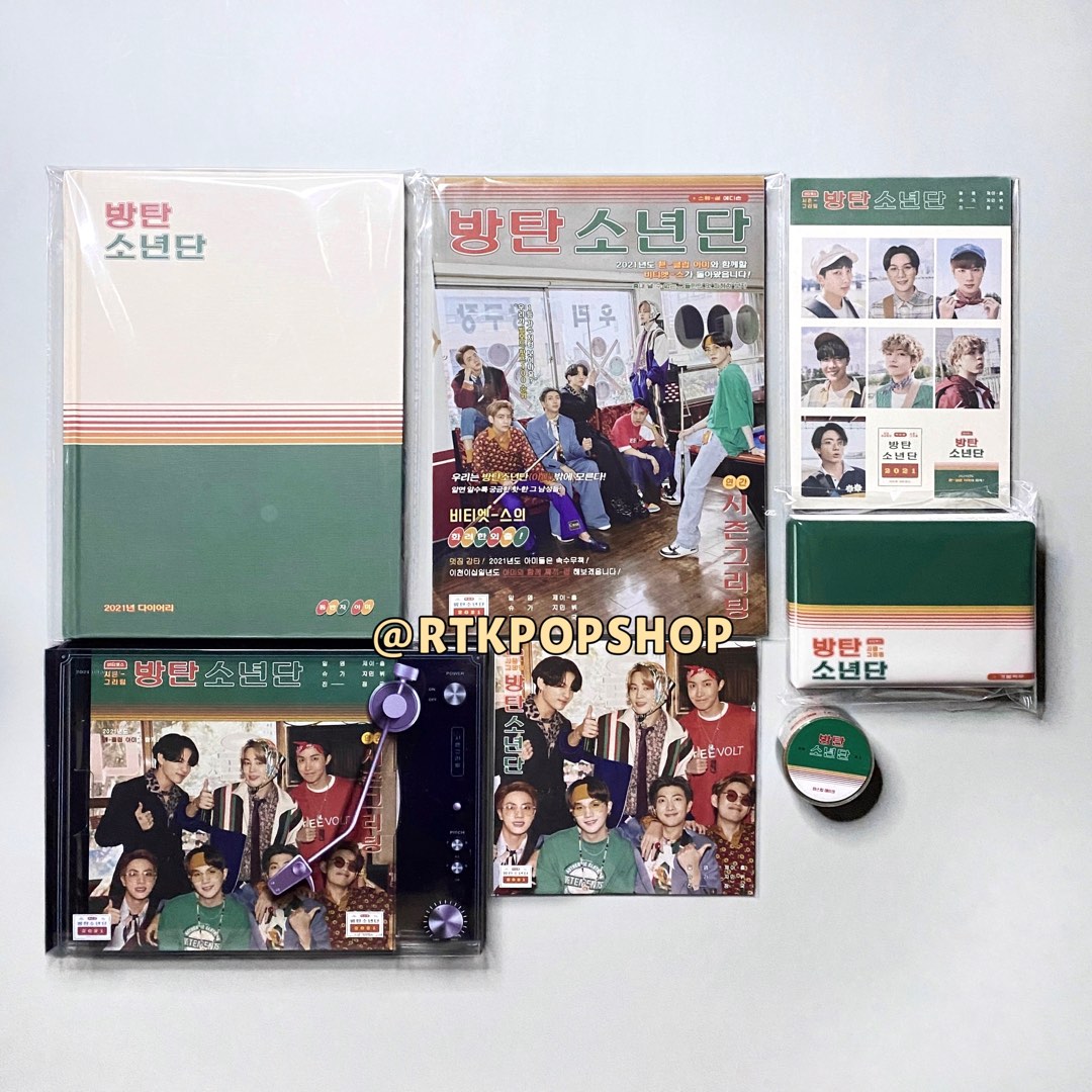 [OFFICIAL] BTS SEASON’S GREETINGS 2021 LOOSE ITEM UNSEALED, Hobbies ...