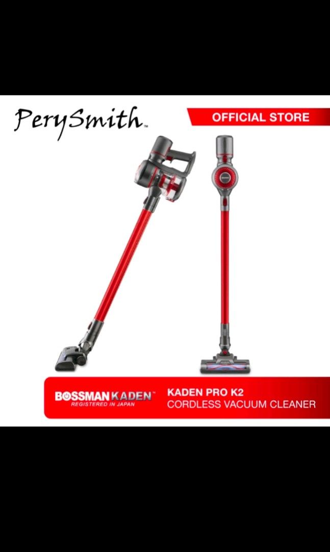 PerySmith Cordless Vacuum Cleaner X Bossman Kaden PRO K2 BATTERY KENA CARI