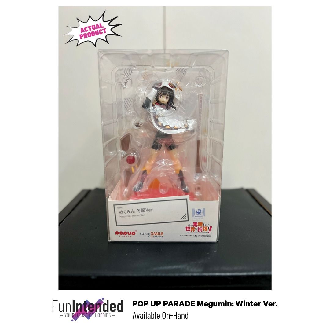 POP UP PARADE Aqua, Megumin, Darkness (Winter Ver.) [SET] (Category: Figurines & Statues) located in Angeles City. Submitted by funintended (Listing ID 1320593888, Image 3). Description: 𝐒𝐄𝐋𝐋𝐈𝐍𝐆 𝐀𝐒 𝐒𝐄𝐓! POP UP PARADE Aqua, Megumin, Darkness (Winter Ver.) Condition: MISB ETA: On-Hand #konosuba #konosubarashiisekainishukufukuwo #aqua #bakamegami #megumin #explosion #darkness #lalatina #popupparade #goodsmilecompany.