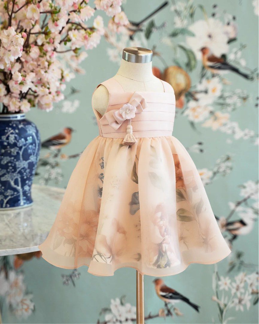 Poppurikids Kimmy Dress VIP Baby Kids Girl Gown