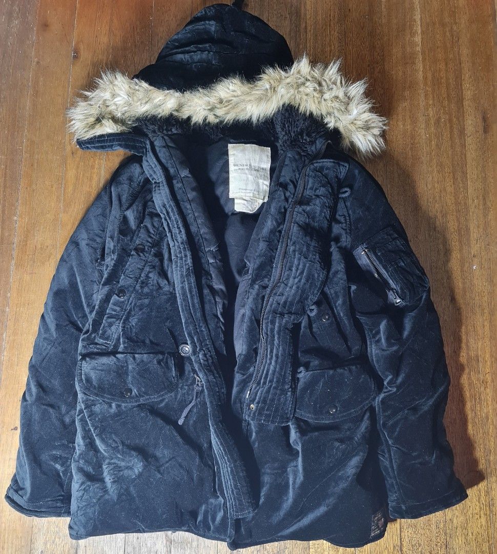 Denim reposant supply parka