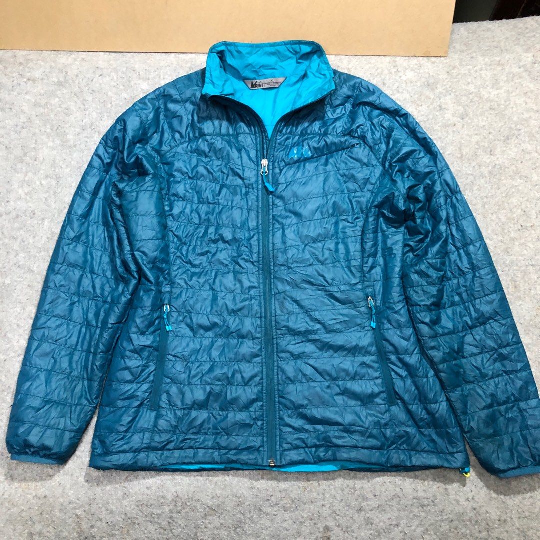 REI Ultra Light Down Quantum Pertex Mens XL Puffer Jacket Blue Men s Fashion Coats Jackets and Outerwear on Carousell